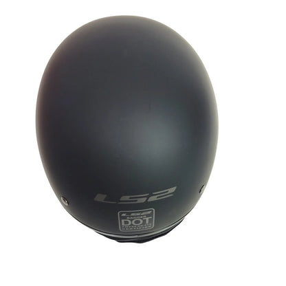 Half Helmet Bagger for LS2 HH568, Matte Black, Built-in Visor, XS