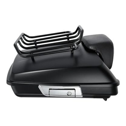 Matte Razor 5.5" Trunk Backrest Rack for Harley Touring (2014-2026)
