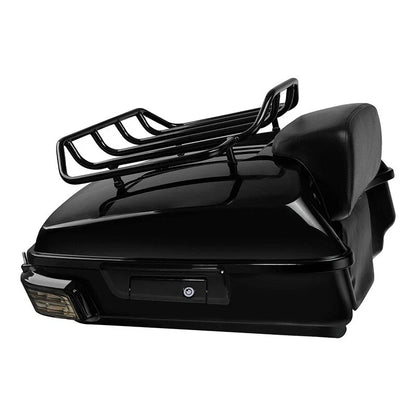 Trunk Backrest Pad Light Mount for Harley Touring FLHR 2014-2026