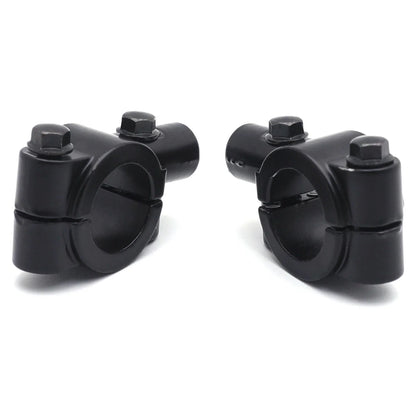 Motorcycle Handlebar Mirror Thread Mount Adaptor - 7/8" 22mm Clamp