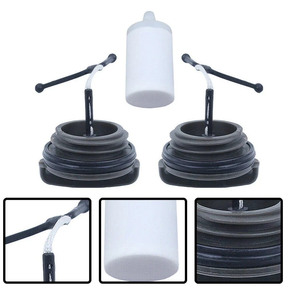 3pcs Fuel Tank Cap Chainsaw Parts #544111203 for 435 450