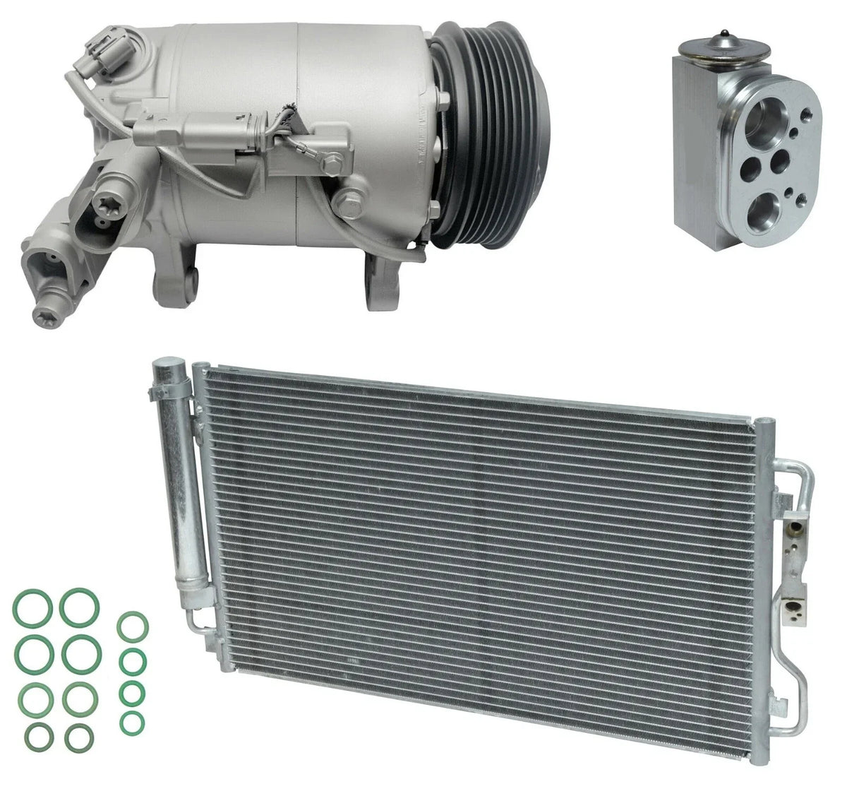 AC Compressor Kit With Condenser for BMW 340i xDrive (2016–2016)