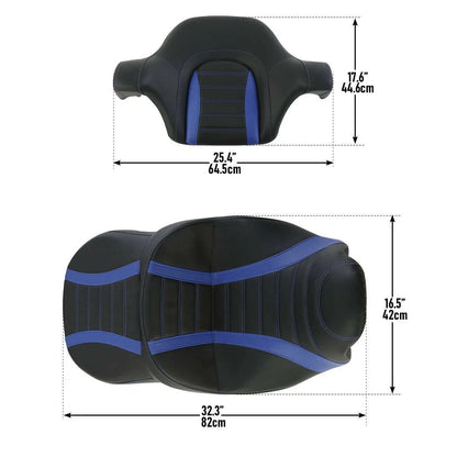 Rear Backrest Pad for Harley Touring Models (2014-2023)