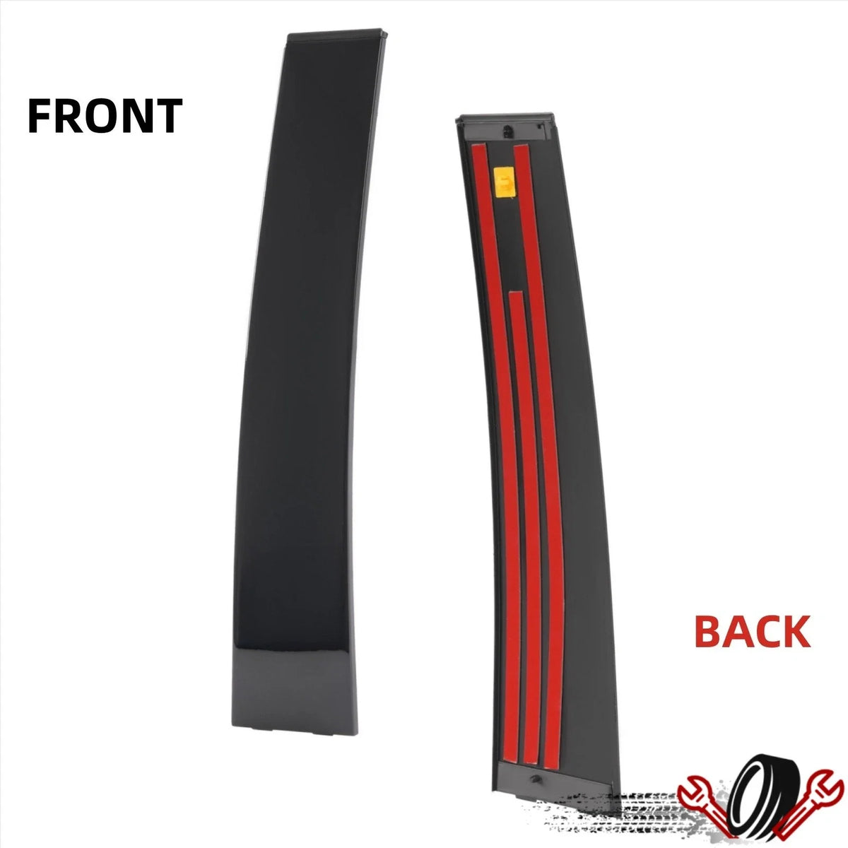 Rear Left Door B Pillar Window Trim for Jeep Grand Cherokee (2011–2019)
