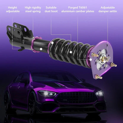 Set of 4 Coilover Shock Absorbers for Dodge Chrysler Neon SRT-4 (2000–2005)