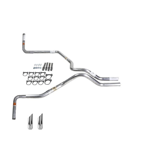Dual Exhaust Pipe for Ram 1500 2500 3500 (2007–2008) No Muffler, Side Exit