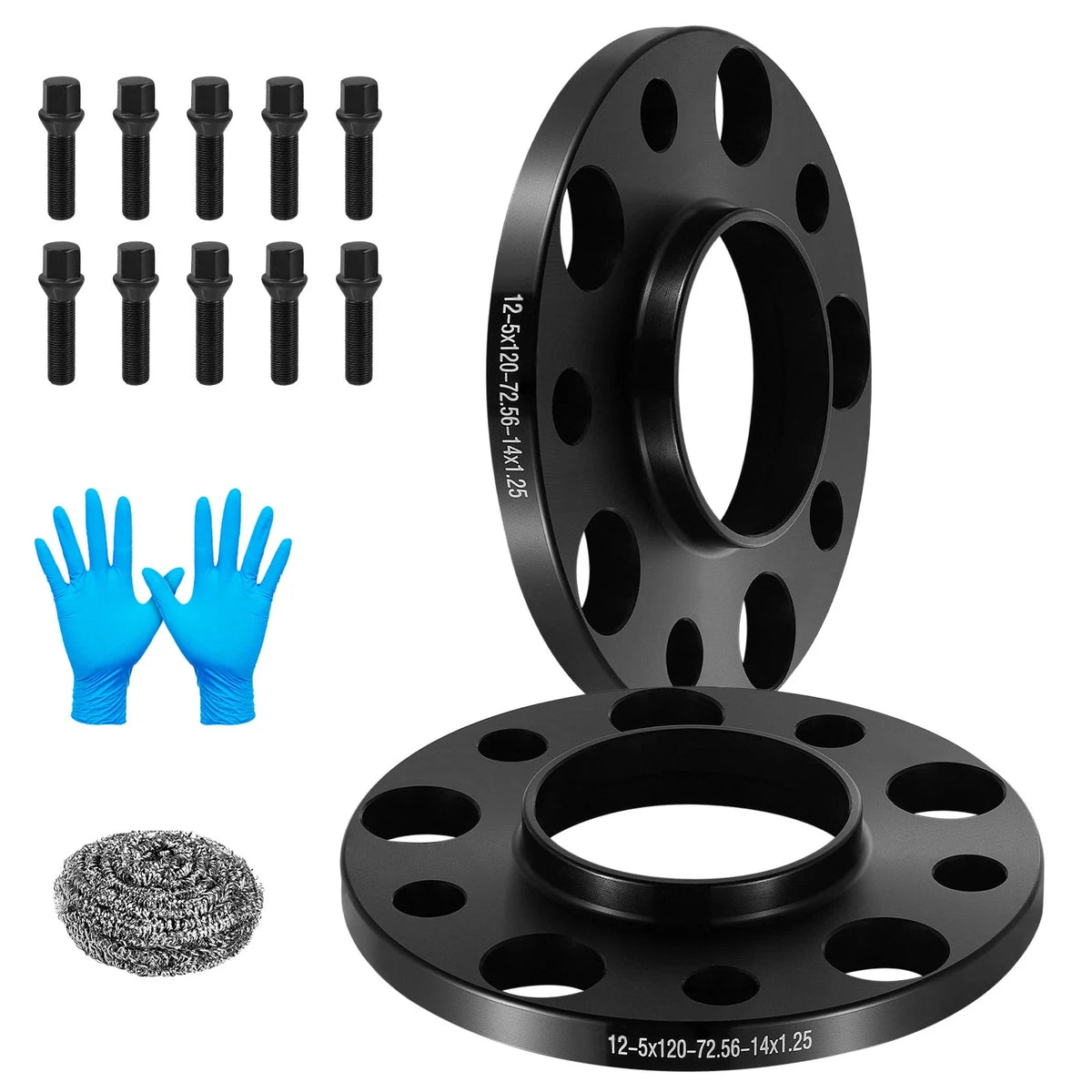 2PCS 12mm Wheel Spacers Hub-Centric for 2012–2013 BMW 125i (5x120)