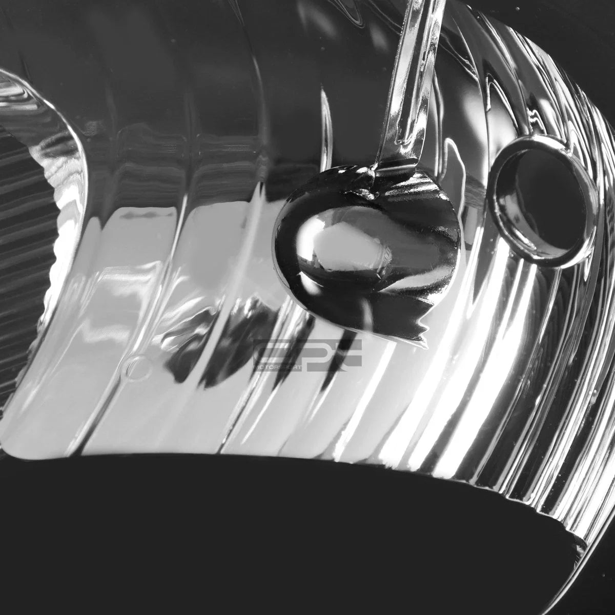 Pair of Black Amber Side Headlight Lamps for Pontiac Grand Prix (2004–2008)