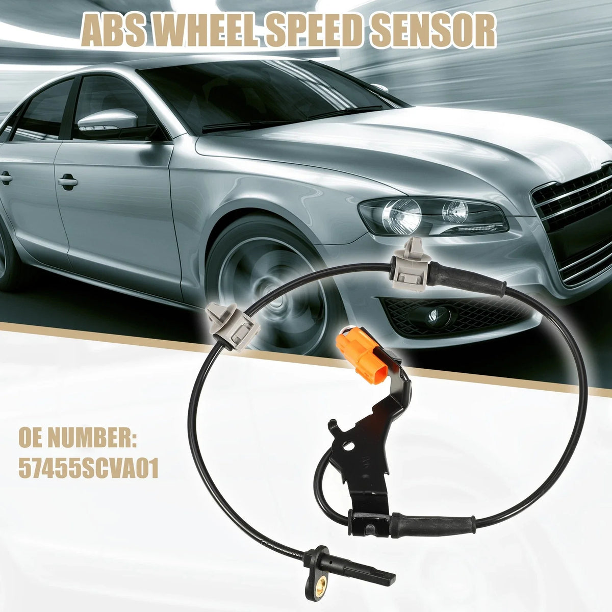 ABS Wheel Speed Sensor No. 57455SCVA01 for Honda Element (2003–2011)