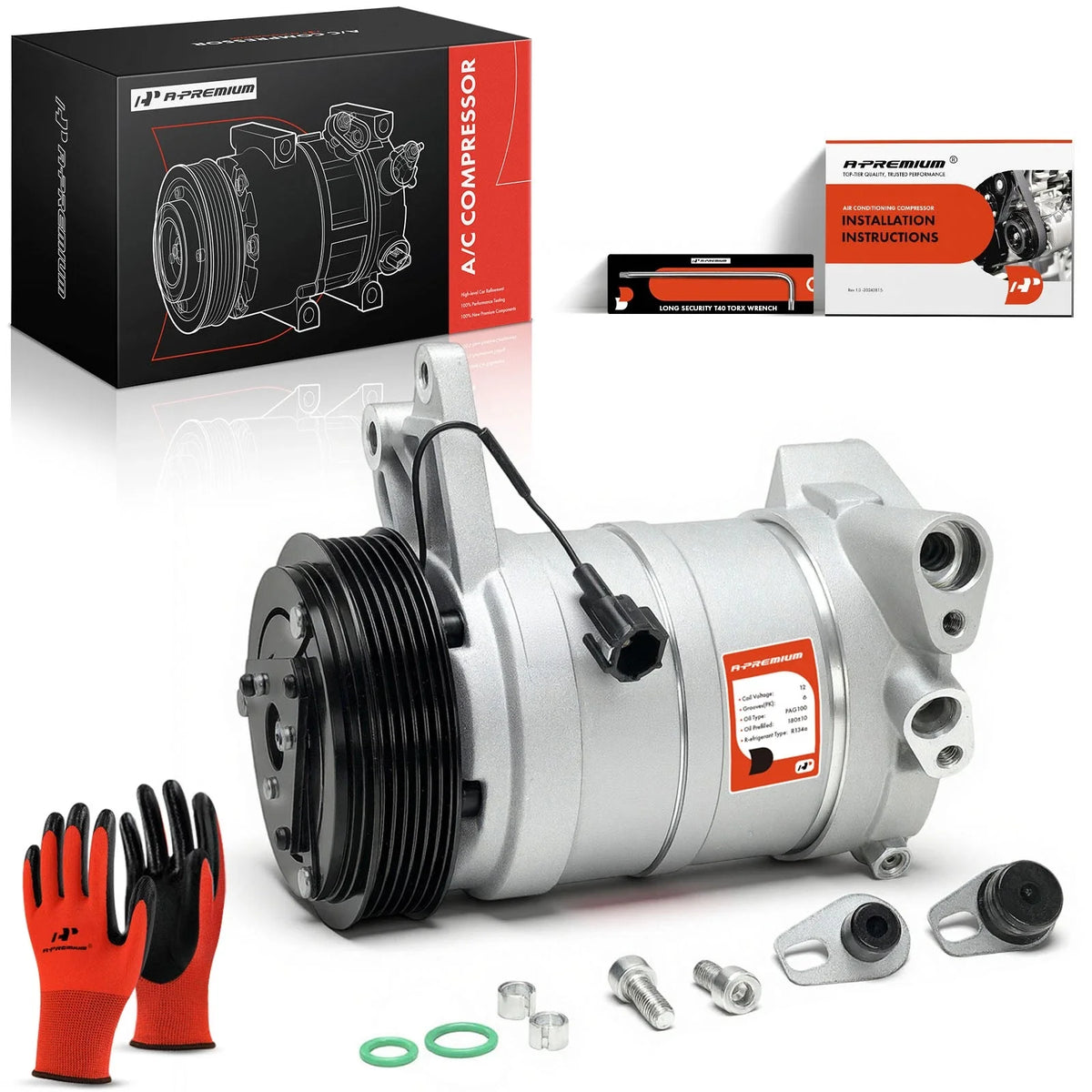 A/C Compressor with Clutch for Nissan Murano, Quest (2003–2009)