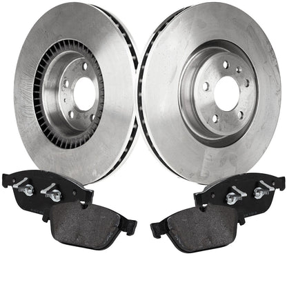 Front Brake Disc Rotors and Pads Kit for Audi A8 Quattro (2013–2018)