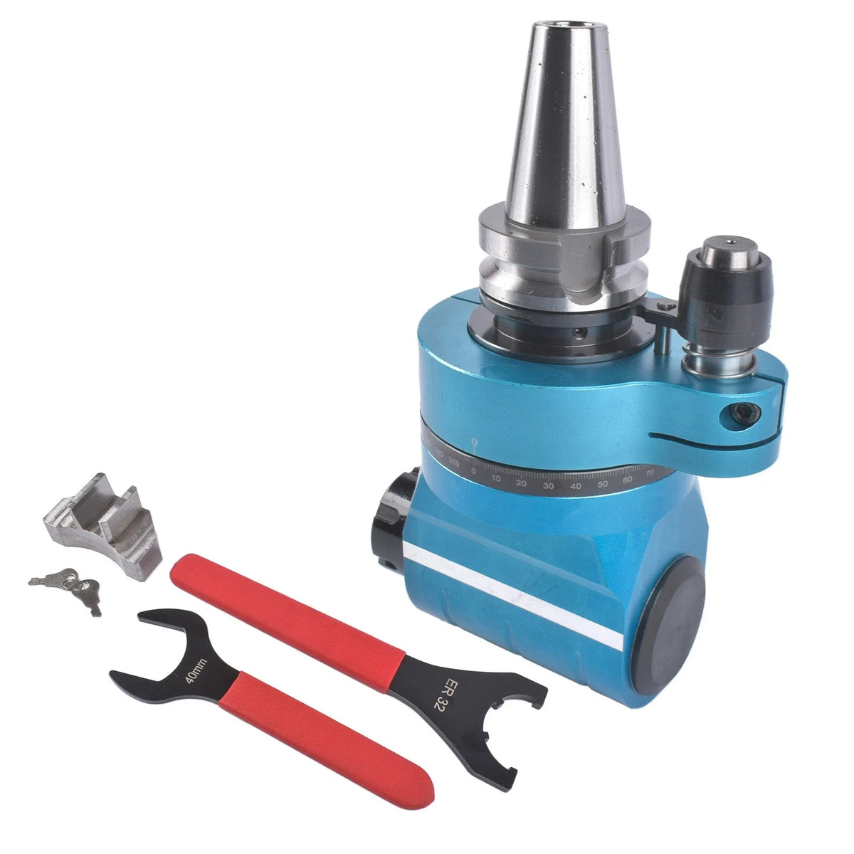 BT40-90°-60-ER32 Angle Head for Machining Centers (1:1)