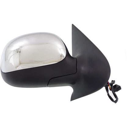 Chrome Power Mirrors Pair for Ford F150 (2001–2003) Crew Cab