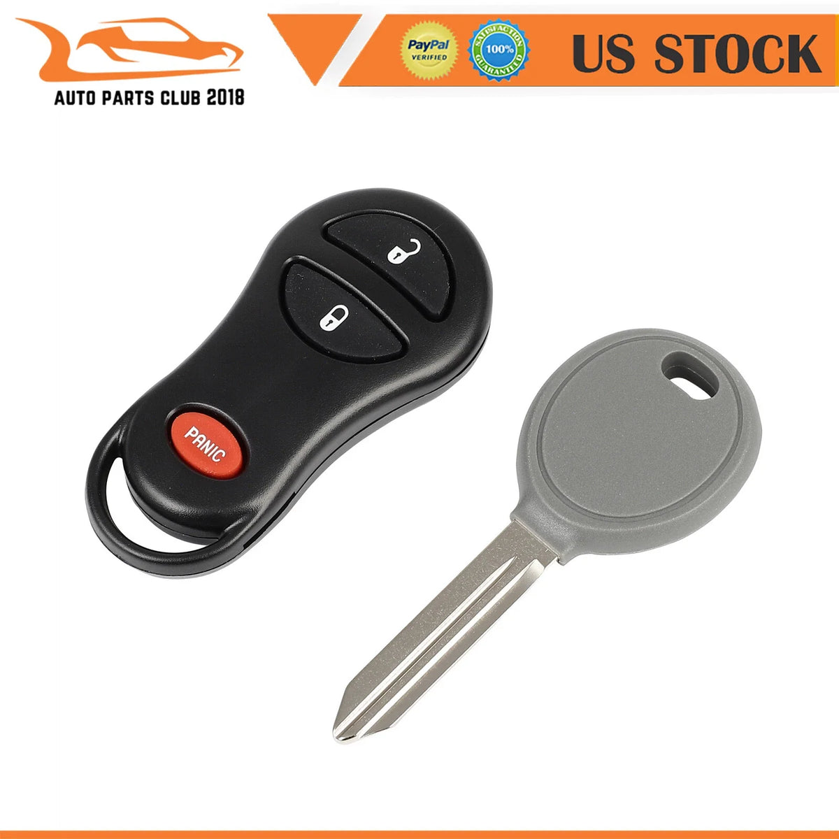 Remote Key Fob for Dodge Ram 1500 Dakota Durango (2002–2009)