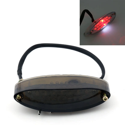 LED Tail Light with Smoke Lens for Universal Motorcycle