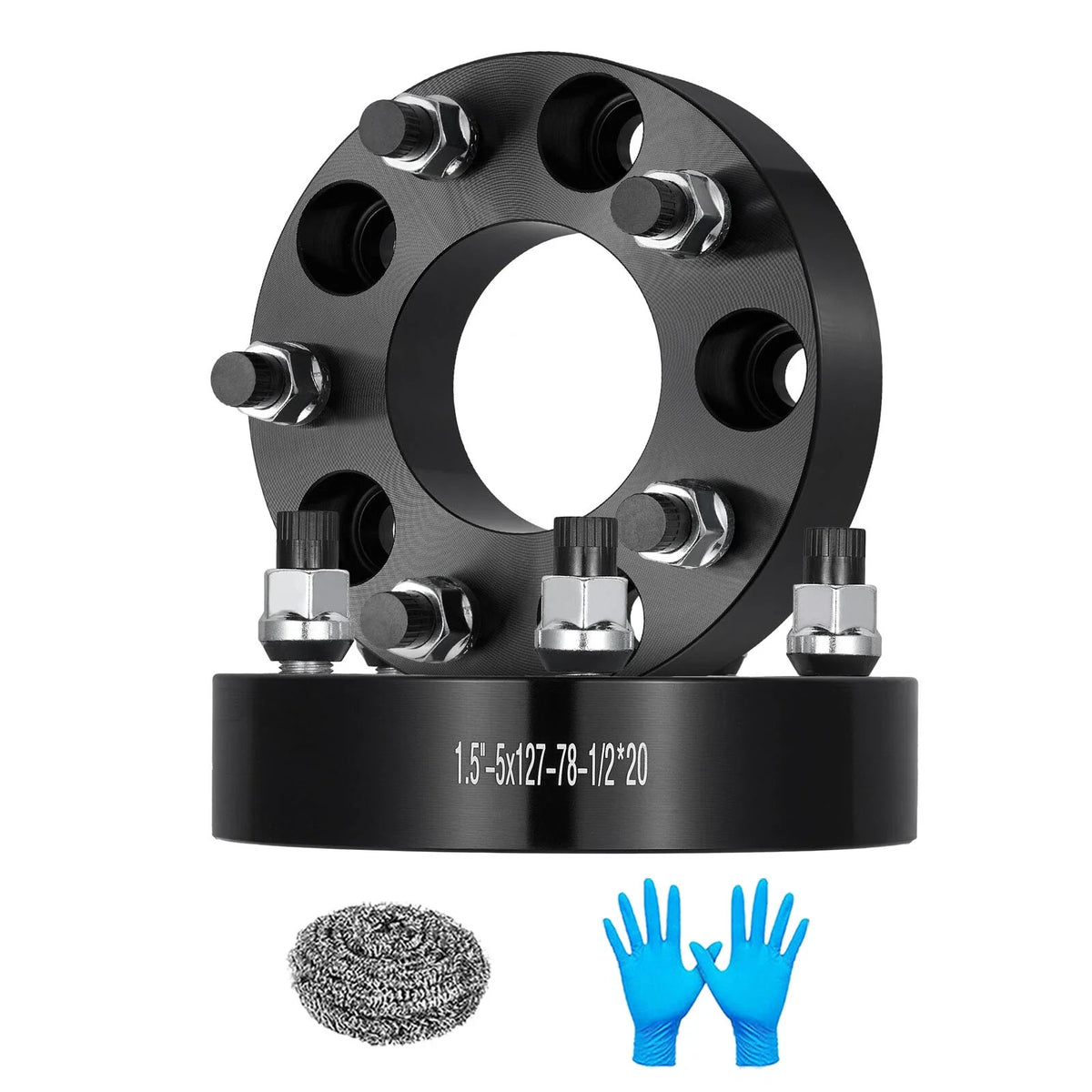 Wheel Spacers 1.5" 5x5 5x127 1/2x20 for Jeep Wrangler Commander - 2 Pack