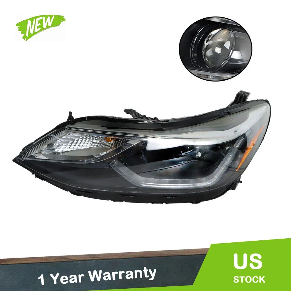 LED Headlight for Chevy Cruze (2016–2019) Clear Black