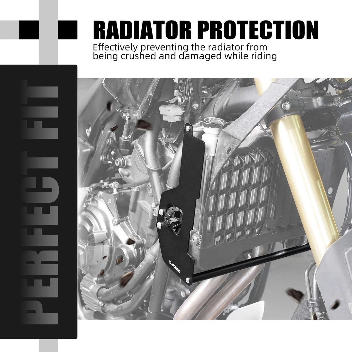Radiator Frame Protector for Yamaha Tenere 700 (2019–2024)