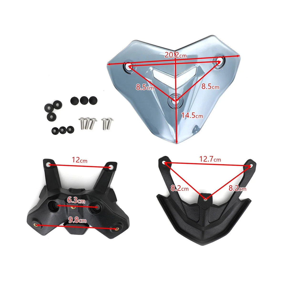 Windshield Fairing Wind Deflectors for BMW F900R (2020–2021)