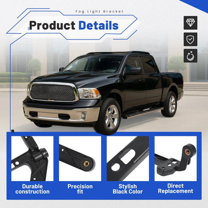 Fog Light Mounting Brackets - 2 Pack for 2013–2018 Dodge Ram 1500