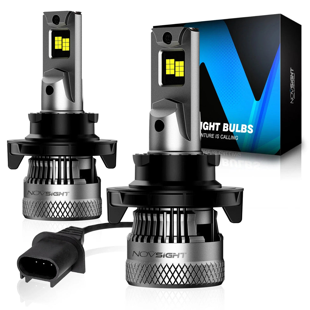 200W H13 LED Headlight Bulbs Kit 2X 40000LM 6500K
