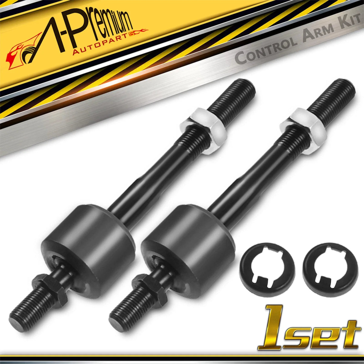 2X Inner Side Tie Rod End for Honda Civic CRX (1988–1991)
