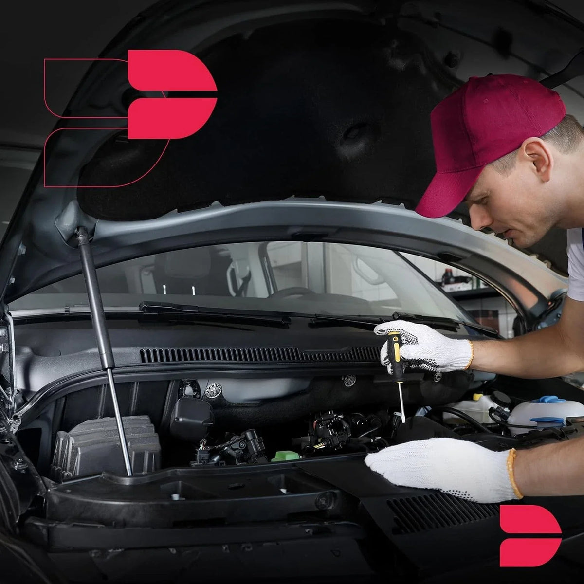 Front Hood Gas Struts 2X for Infiniti Q50 2014-2018