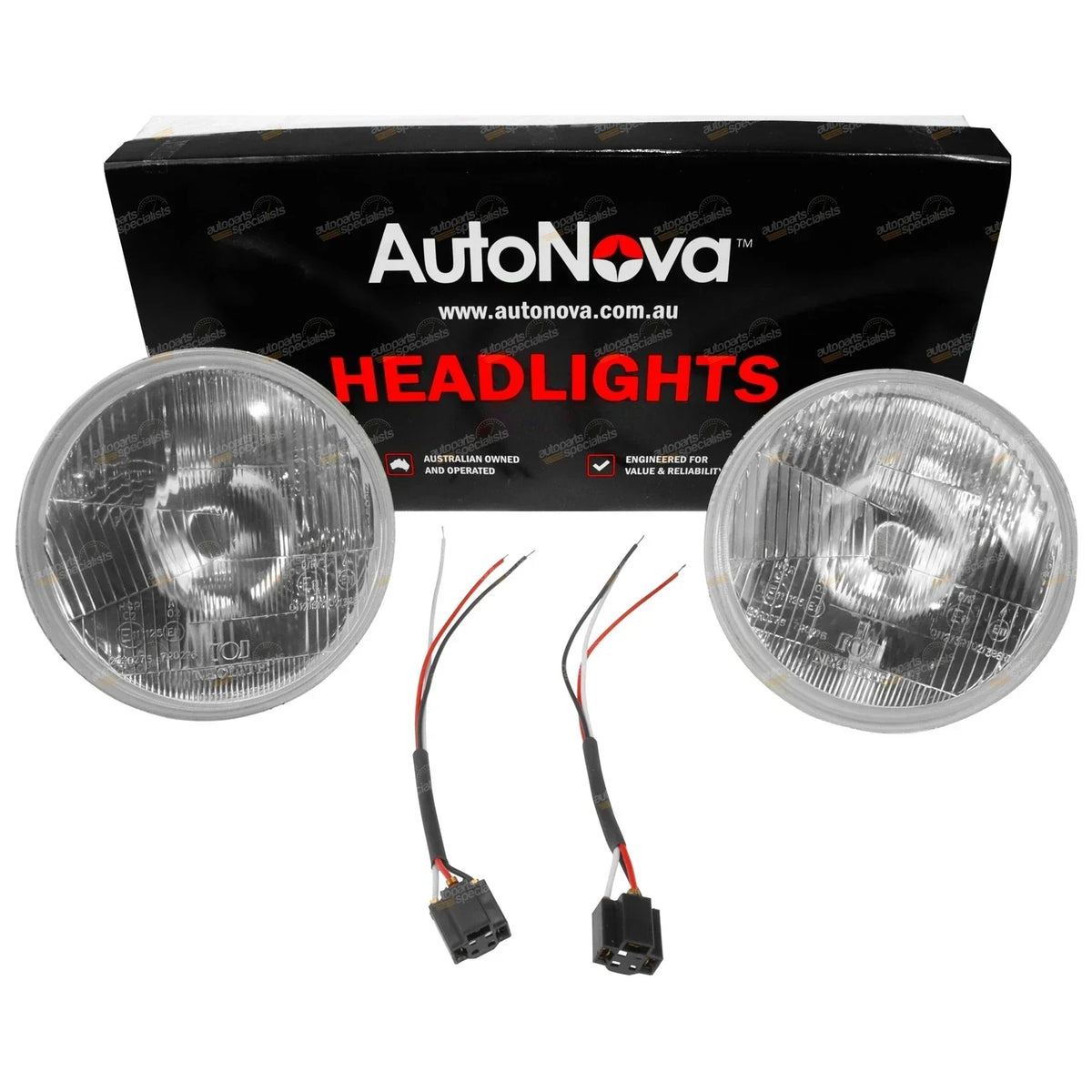 7" Round Glass Headlight Conversion Kit for Toyota Hilux N70 2005-2015
