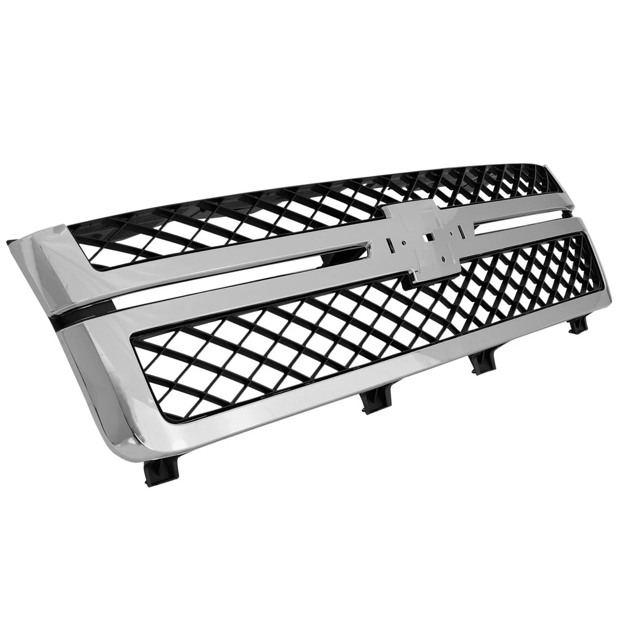 Grille Assembly for Silverado 2500 HD, 3500 HD (2011–2014) Black Chrome