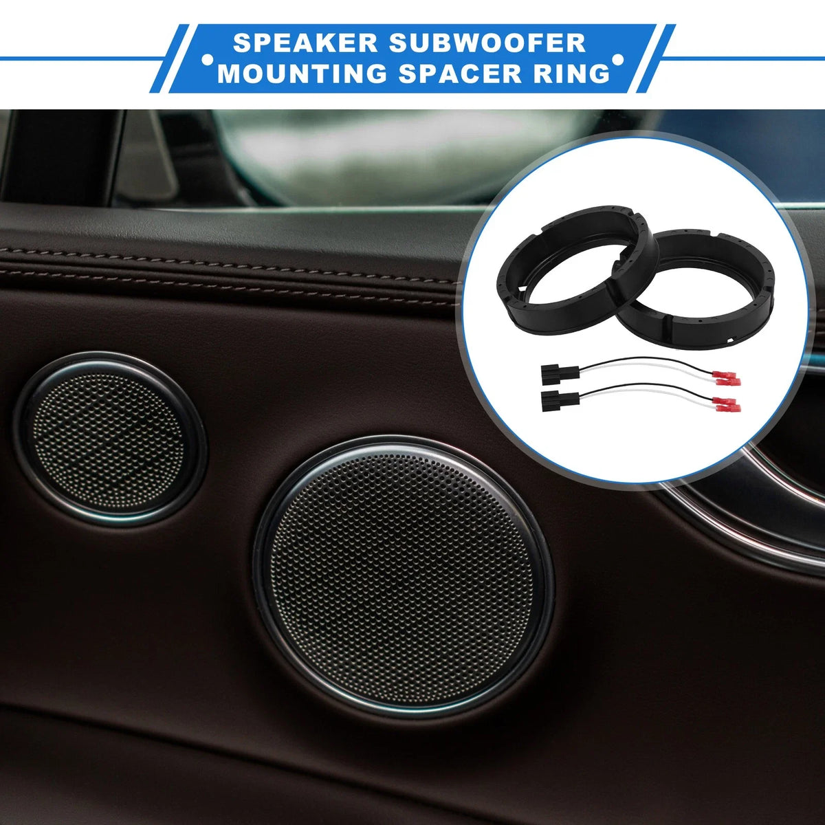 Set of 2 Speaker Spacer Rings for Volkswagen CC (2009–2017)