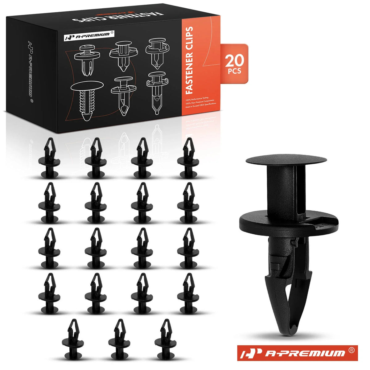 20Pcs Nylon Clips for Chevy Ford Cowl Vent & Fender Retainer