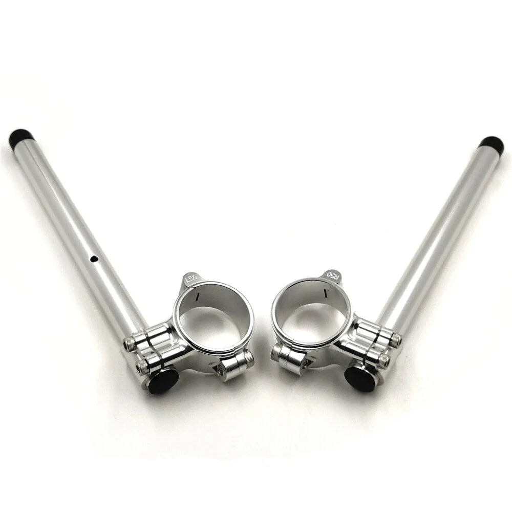 Raised Riser Clip Ons 50mm CNC for 7/8" Motorcycle Handlebars