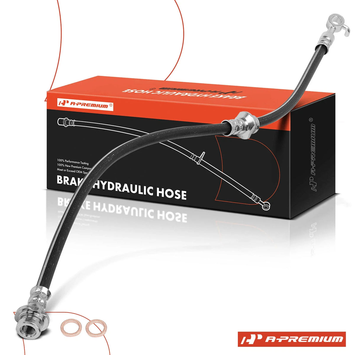 Front Right Brake Hydraulic Hose for Nissan Versa (2009–2011)
