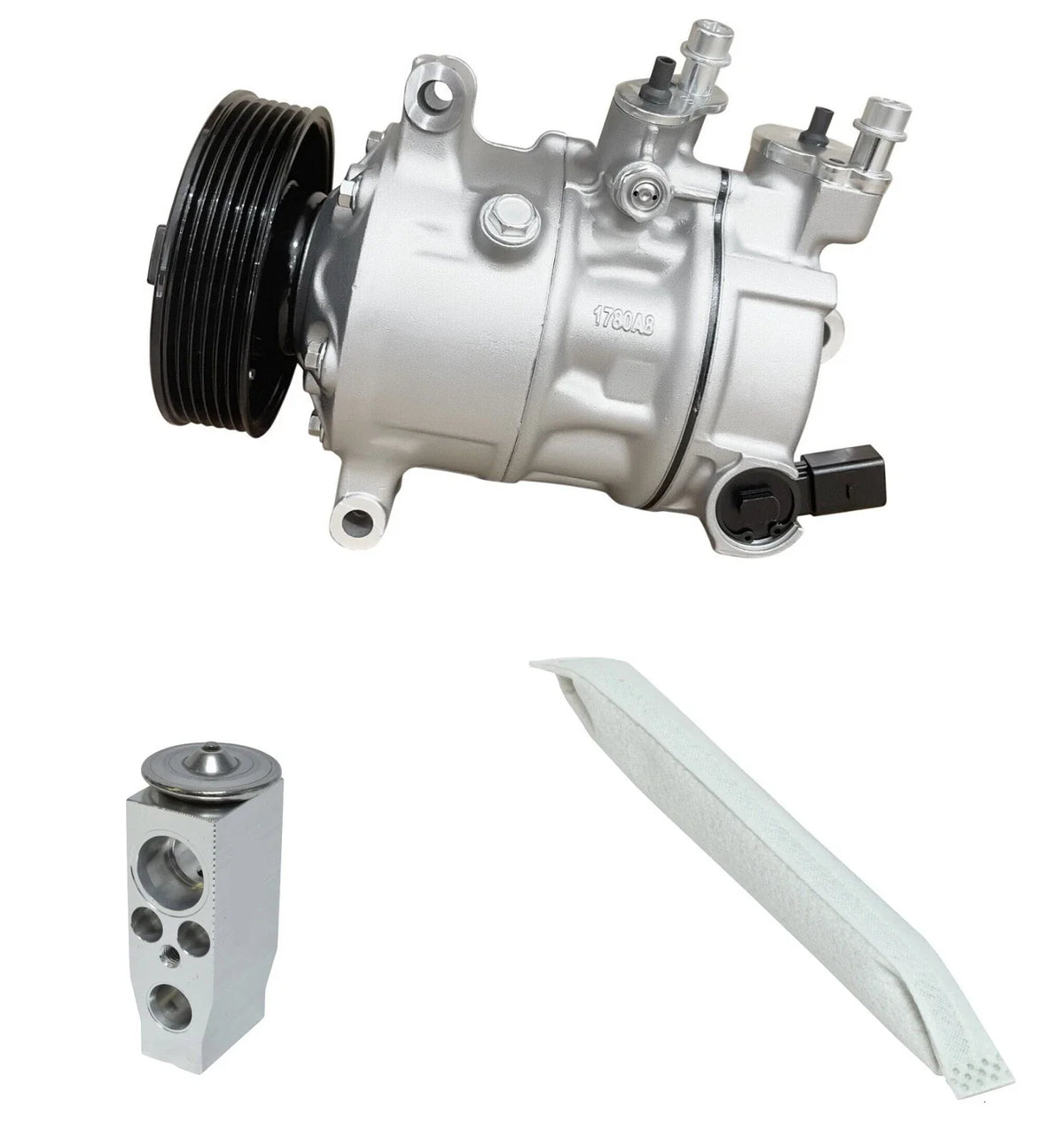 AC Compressor Kit Replacement for Audi A3 Quattro 2.0L (2016–2019)