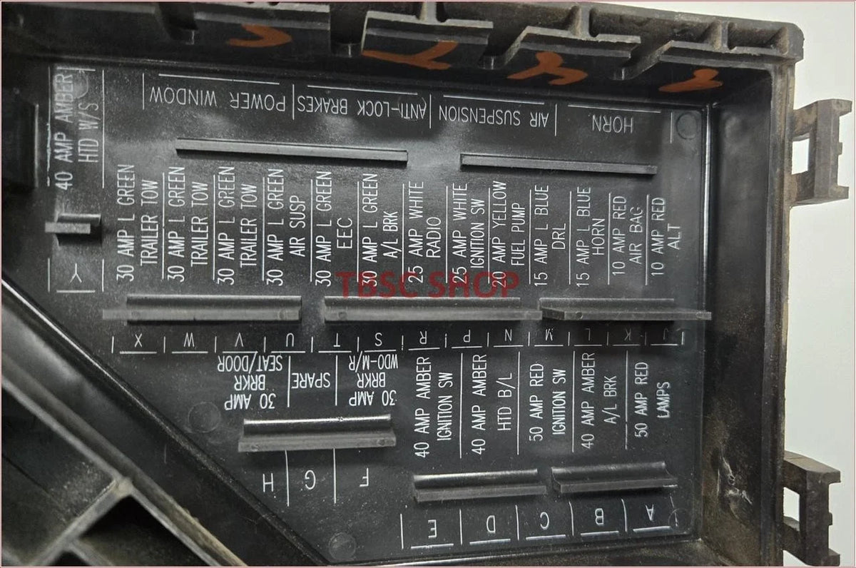 Engine Bay Fuse Box Cover for Lincoln Town Car (1994) F3VB-14A075-AA