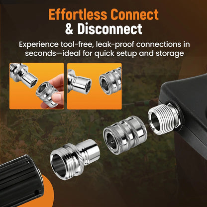 Pressure Washer Adapter Set with 4 Quick Connect Garden Hose Fittings