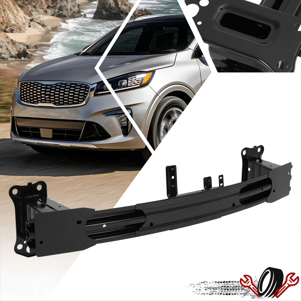 Front Bumper Reinforcement Crossmember for Kia Sorento (2019–2020)