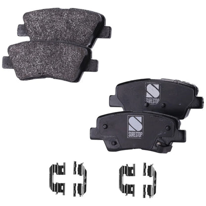 Disc Rotor and Brake Pad Kit for 2011-2015 Kia Optima, Hyundai Sonata