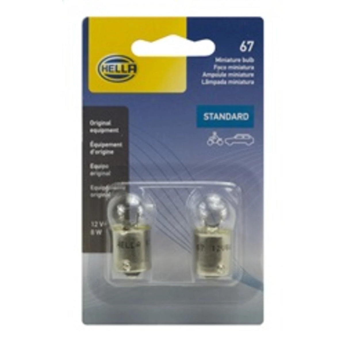 Hella 67TB Light Bulb for Mercedes SLK Class, Chevy, Olds, Ram Van