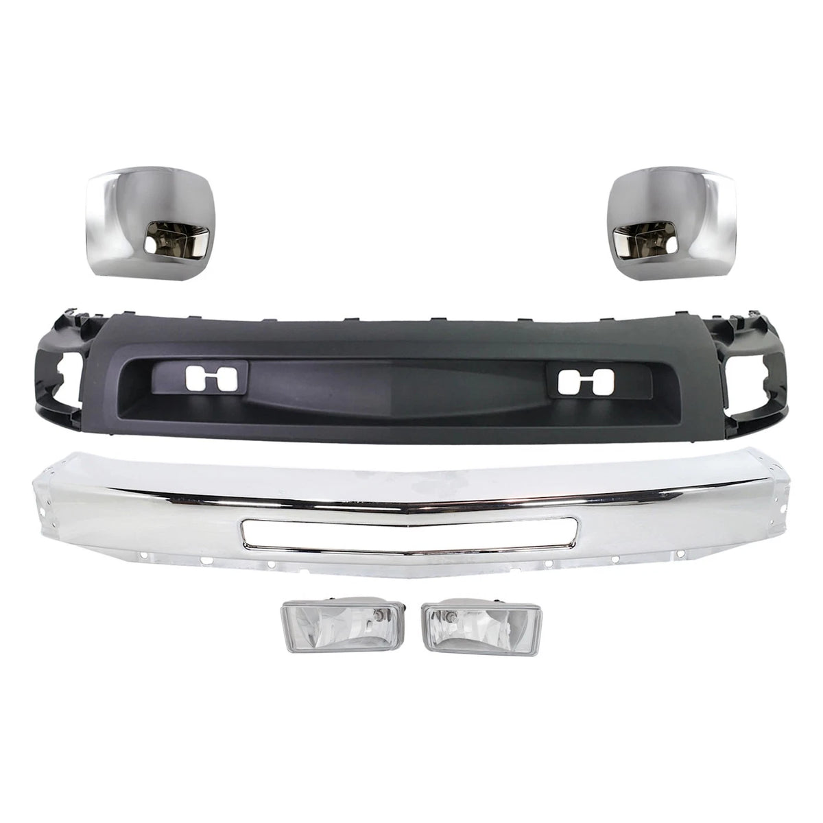 Front Bumper Face Bar for Chevy Silverado 2500 HD 3500 HD (2007–2019)