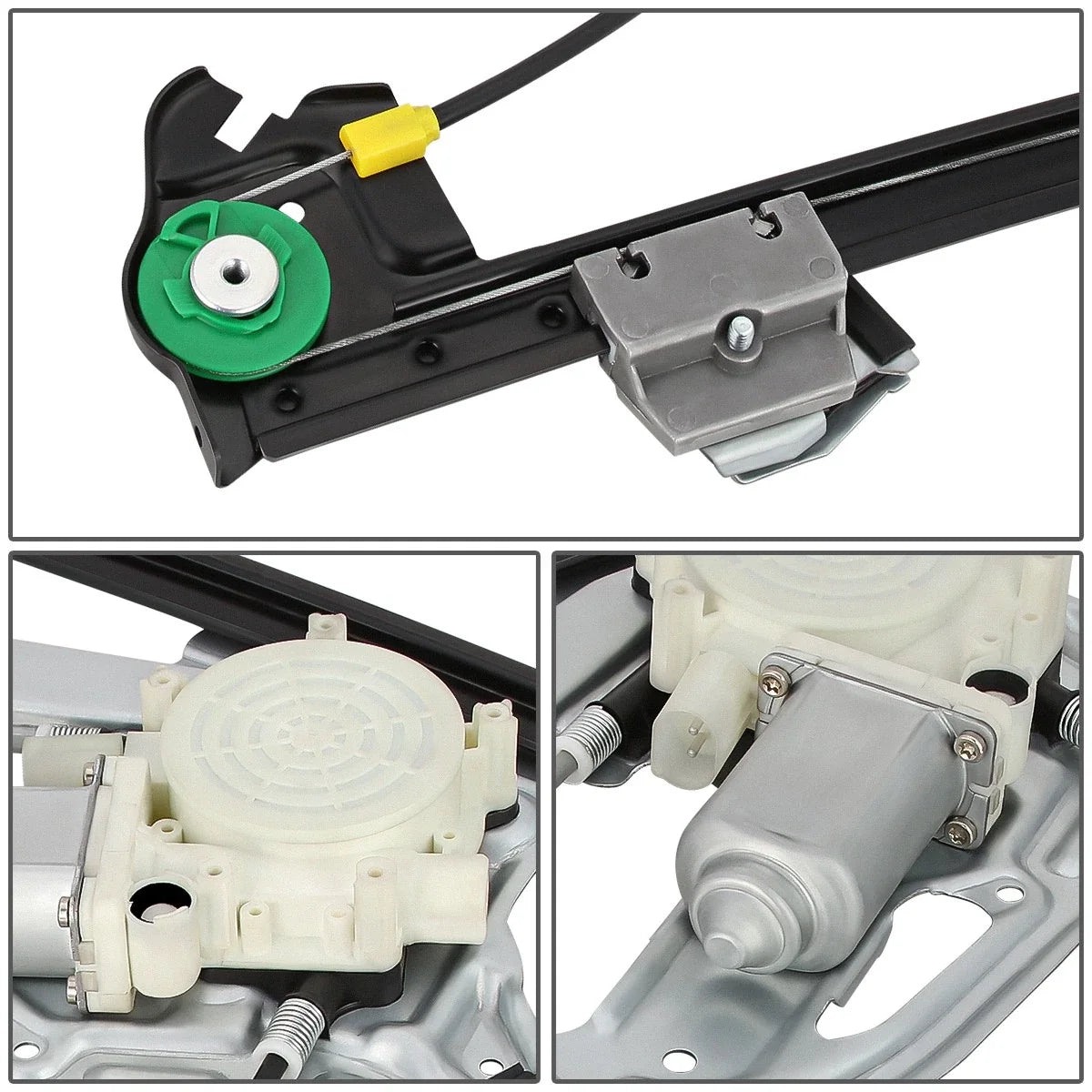 Power Window Regulator w/ Motor for BMW E39 528i 540i M5 (1997–2003)