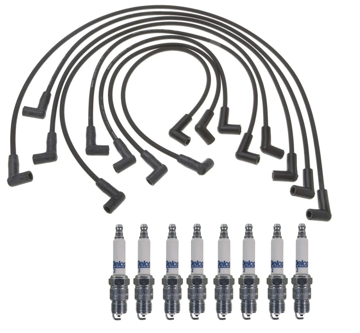 Pro Ignition Wire Set & ACDelco Rapidfire Spark Plugs for Chevy Camaro (V8)