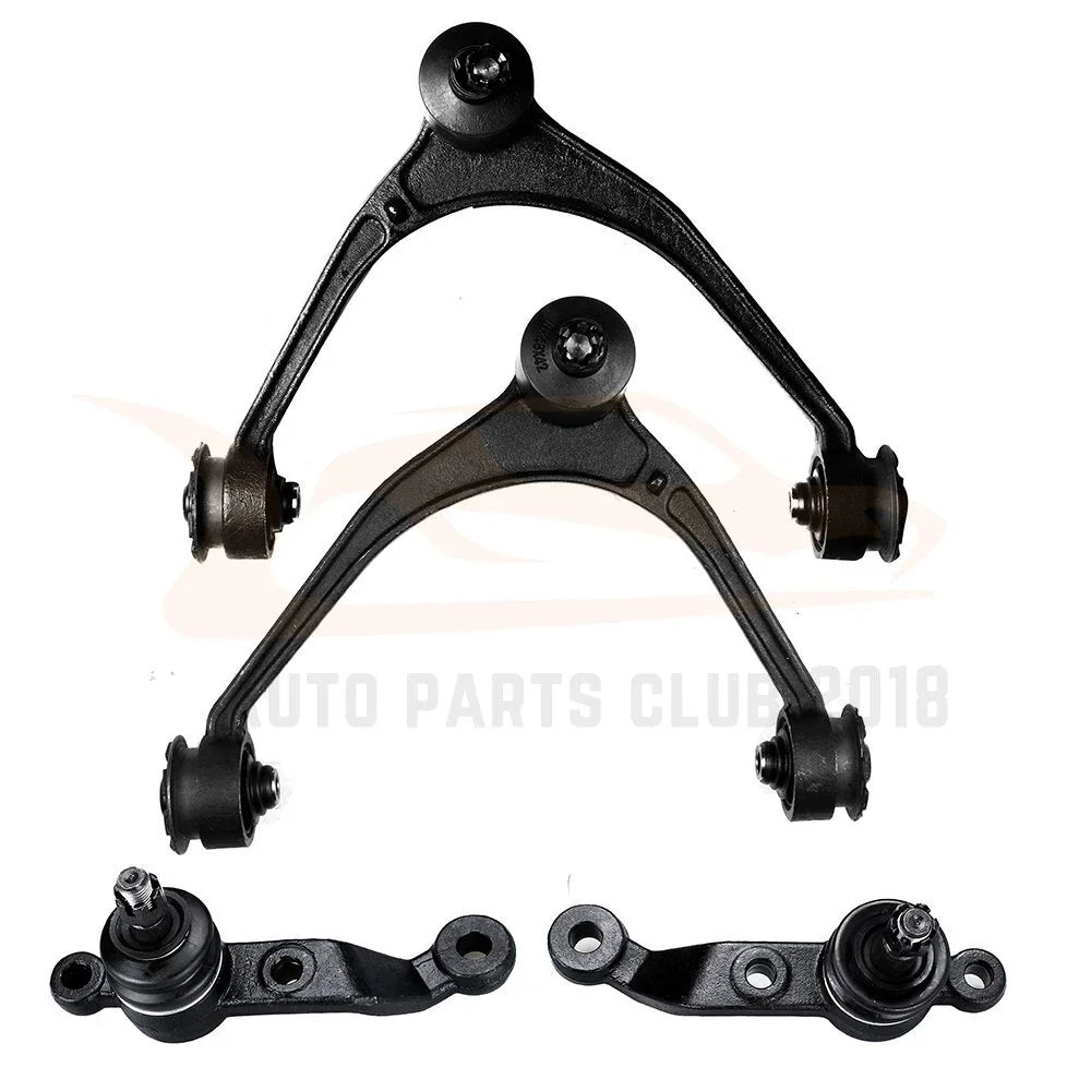 Set of 4 Upper Control Arms and Lower Ball Joints for Lexus GS400 (1998–2000)