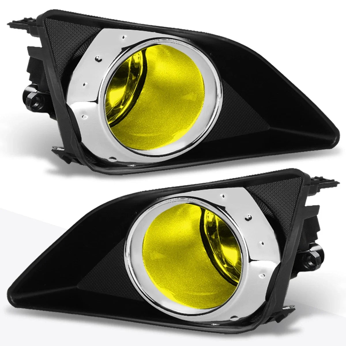 Front Bumper Fog Lights with Chrome Bezel & Switch for Corolla (2009–2010)