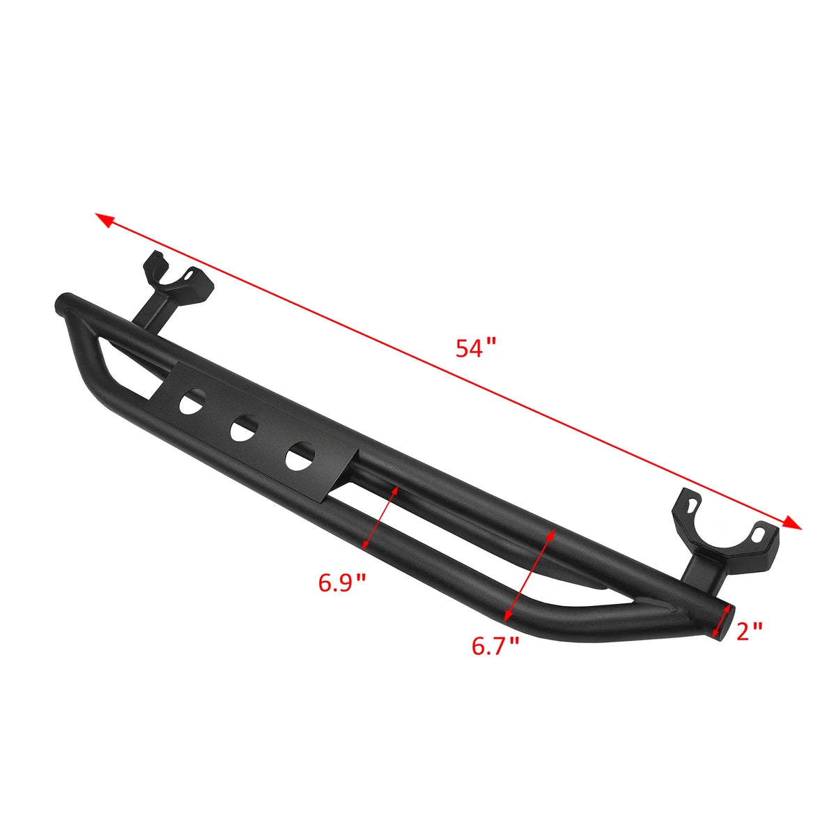 Nerf Bars Side Armor Step for Jeep Wrangler JK 2007 to 2018
