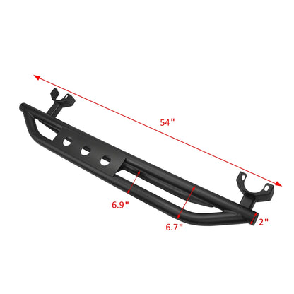 Nerf Bars Side Armor Step for Jeep Wrangler JK 2007 to 2018