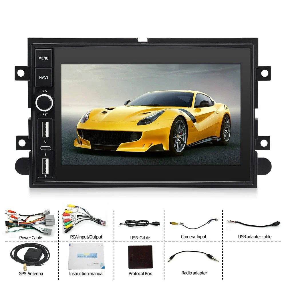 7" Carplay Stereo with Navigation for 2005-2009 Ford Mustang