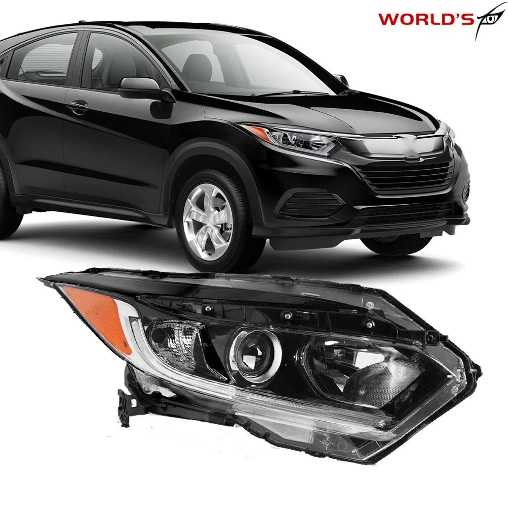 Right Headlight for Honda HR-V (2019–2021) with LED DRL Chrome