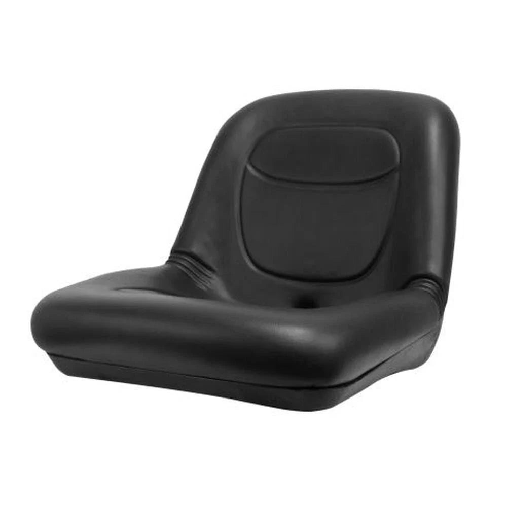 Low Back Black Seat for Multiple Vehicles (Interchangeable Mounting Patterns)