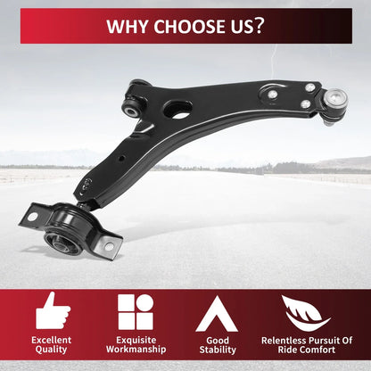 Front Left Control Arm Assembly w/ Ball Joints for Ford Focus (2006-2011)
